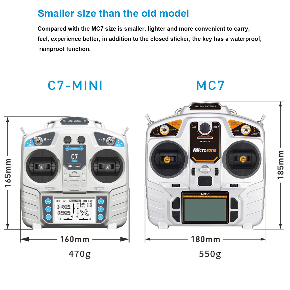 MicroZone MC7 Controller C7 MI - Rc Helicopter Remote Control recension och pris